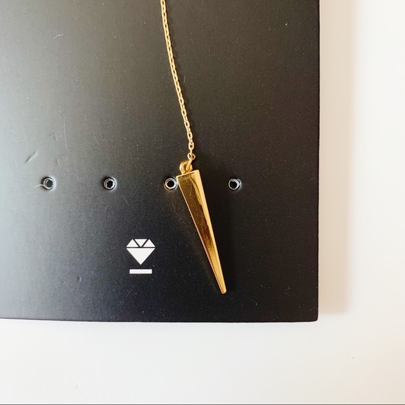 BaubleBar Pyramid Spike Y-Chain - Picture 3 of 6